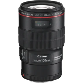 עדשת מאקרו Canon EF 100mm f/2.8 Macro IS USM קנון